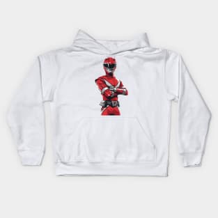 red ranger Kids Hoodie